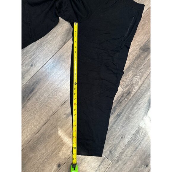 Eileen Fisher Womens M/M Black Ankle-Length Pants With Zipper Pockets Stretchy & - Picture 6 of 9